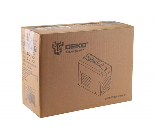 Инверторный сварочный аппарат DEKO 220А DKWM220A Compact 051-4677 Инверторный сварочный аппарат DEKO 220А DKWM220A Compact 051-4677