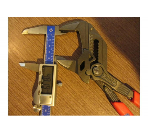 Переставные клещи KNIPEX 52 м, 250 мм, серые, 2К ручки KN-8602250 Переставные клещи KNIPEX 52 м, 250 мм, серые, 2К ручки KN-8602250