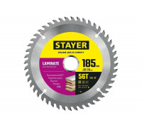 Пильный диск по ламинату STAYER Laminate 185x30/20 мм, 56T, аккуратный рез 3684-185-30-56_z01