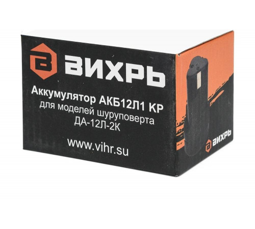Аккумулятор АКБ12Л1 KP (12 В; 2 Ач; Li-Ion) для ДА-12Л-2К Вихрь 71/8/50 Аккумулятор АКБ12Л1 KP (12 В; 2 Ач; Li-Ion) для ДА-12Л-2К Вихрь 71/8/50