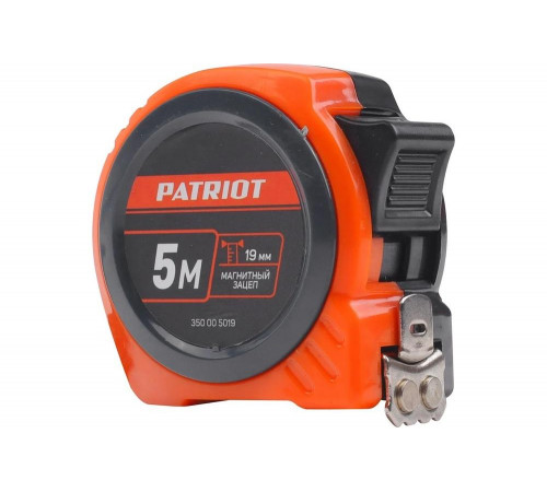 Рулетка Patriot MTP-5-19, ABS-корпус, 5м19 мм 350005019 Рулетка Patriot MTP-5-19, ABS-корпус, 5м19 мм 350005019