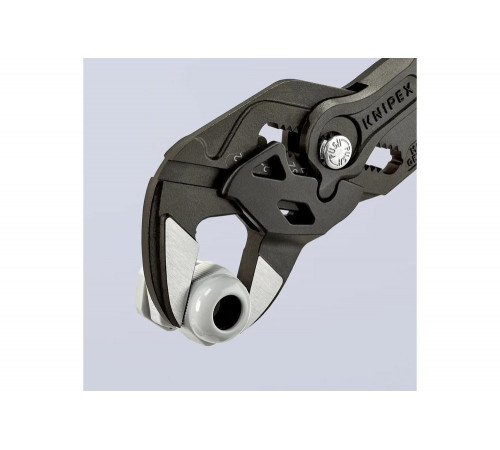 Переставные клещи KNIPEX 52 мм 2, L-250 мм, серые, 1-к ручки, подвес KN-8601250SB Переставные клещи KNIPEX 52 мм 2, L-250 мм, серые, 1-к ручки, подвес KN-8601250SB