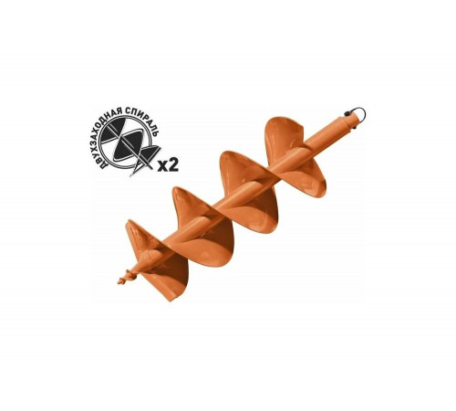 Шнек для грунта двухзаходный GDB-200/2 (20 мм; 200 мм; 80 см) CARVER 01.003.00049 Шнек для грунта двухзаходный GDB-200/2 (20 мм; 200 мм; 80 см) CARVER 01.003.00049