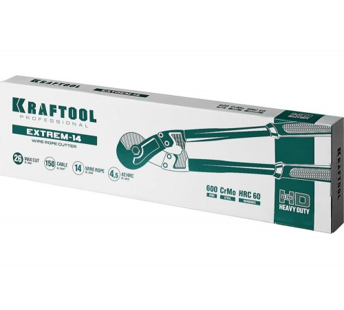 KRAFTOOL 29х600 мм, тросорез профессиональный EXTREM-14 23339-60 KRAFTOOL 29х600 мм, тросорез профессиональный EXTREM-14 23339-60
