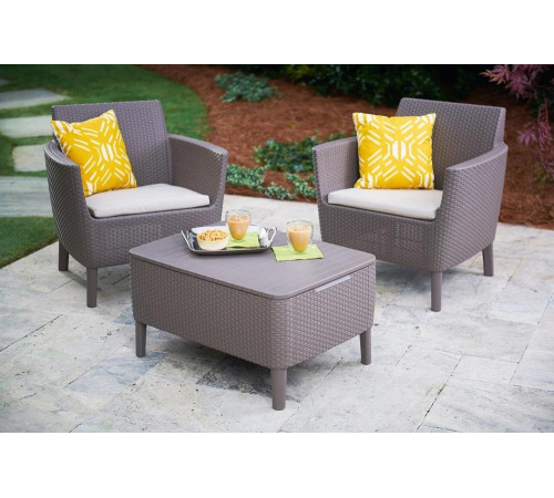 Комплект мебели Keter Salemo balcony set капучино 236628