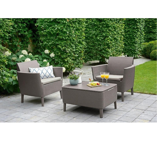 Комплект мебели Keter Salemo balcony set капучино 236628