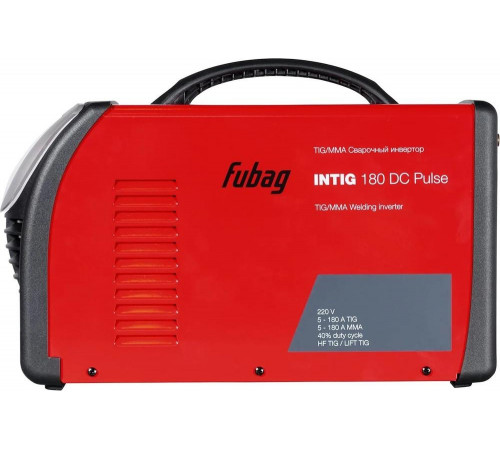Сварочный инвертор FUBAG INTIG 180 DC PULSE + горелка FB TIG 26 5P 4m 38459 68 438.2