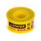 STAYER толщина 0,075 мм, плотность 0,25 г/см3, ширина 19 мм, фум лента 12360-19-025