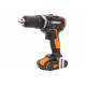 Ударная бесщеточная аккумуляторная дрель-шуруповерт WORX WX367.1