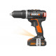 Ударная бесщеточная аккумуляторная дрель-шуруповерт WORX WX367.1