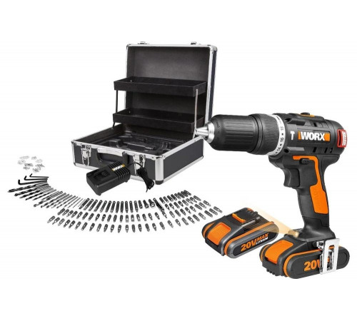 Ударная бесщеточная аккумуляторная дрель-шуруповерт WORX WX367.1 Ударная бесщеточная аккумуляторная дрель-шуруповерт WORX WX367.1