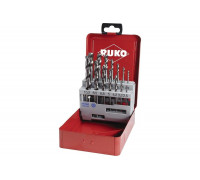 Набор машинно-ручных метчиков Ruko HSS M3-M12 +сверла из 14 шт. 245049