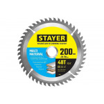 Диск пильный по алюминию STAYER Multi Material 200х32/30 мм, 48Т 3685-200-32-48