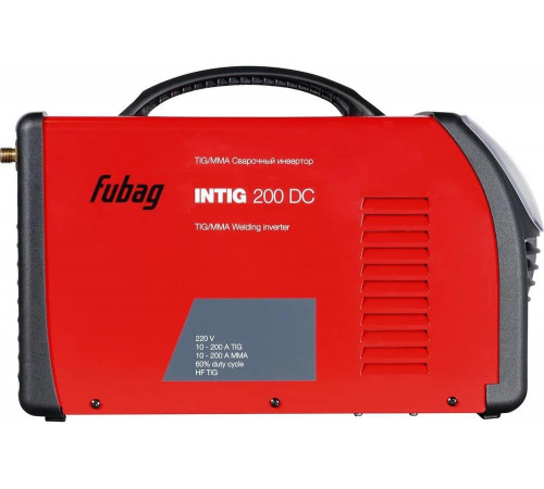 Сварочный инвертор FUBAG INTIG 200 DC + горелка FB TIG 26 5P 4m 38459 68 437.2 Сварочный инвертор FUBAG INTIG 200 DC + горелка FB TIG 26 5P 4m 38459 68 437.2