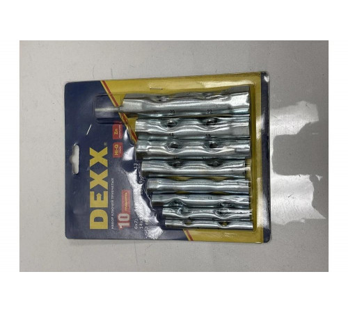 Набор трубчатых ключей DEXX 27192-H10 Набор трубчатых ключей DEXX 27192-H10