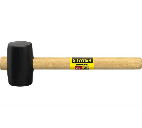 STAYER 225 г, киянка резиновая черная с деревянной ручкой 20505-40 Master