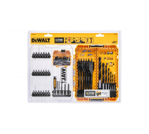 Набор сверл и бит по дереву TSTAK Medium 57 шт Dewalt DT70768-QZ