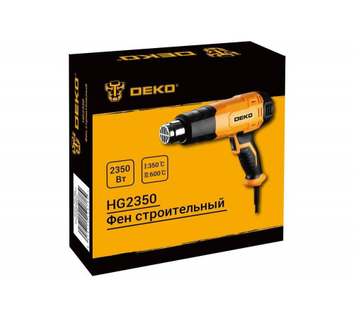 Фен строительный DEKO HG2350, 2350 Вт 085-1009 Фен строительный DEKO HG2350, 2350 Вт 085-1009