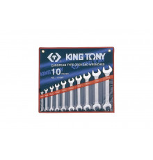 Набор рожковых ключей KING TONY 6-28 мм 10 предметов 1110MR