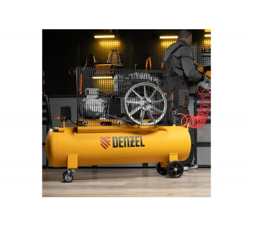 Воздушный компрессор Denzel BCI4000-T/100 ременной привод, 4,0 кВт, 100 литров, 690 л/мин 58123 Воздушный компрессор Denzel BCI4000-T/100 ременной привод, 4,0 кВт, 100 литров, 690 л/мин 58123