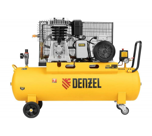 Воздушный компрессор Denzel BCI4000-T/100 ременной привод, 4,0 кВт, 100 литров, 690 л/мин 58123 Воздушный компрессор Denzel BCI4000-T/100 ременной привод, 4,0 кВт, 100 литров, 690 л/мин 58123