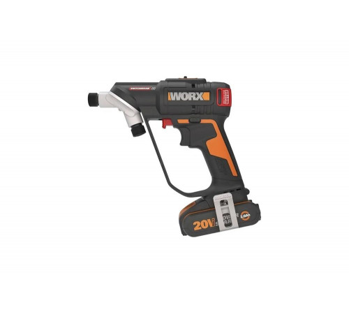 Аккумуляторная бесщеточная дрель-шуруповерт WORX Switchdriver 2.0 , 50Нм, 20В, 2Ач x1 Аккумуляторная бесщеточная дрель-шуруповерт WORX Switchdriver 2.0 , 50Нм, 20В, 2Ач x1