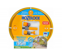 Набор для полива Hozelock: шланг Tricoflex Ultraflex 1/2", 20 м с коннекторами и наконечником 117004