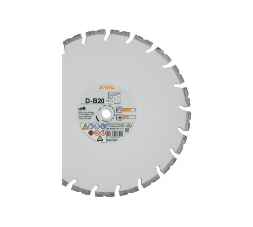 Алмазный отрезной круг D-B20 Ø 350 мм/14" Stihl 0835-090-7054 Алмазный отрезной круг D-B20 Ø 350 мм/14" Stihl 0835-090-7054