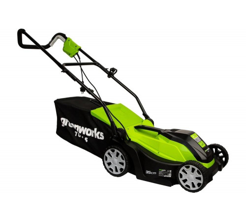 Электрическая газонокосилка Greenworks GLM1035 Электрическая газонокосилка Greenworks GLM1035