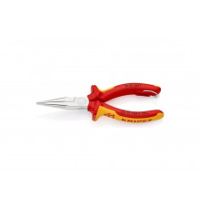 Длинногубцы KNIPEX с режущей кромкой радиомонтажные VDE L-160 мм KN-2506160T