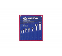 Набор комбинированных трещоточных ключей 10-19мм 7шт KING TONY 12107MRN