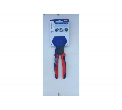 Пресс-клещи для резки и зачистки кабеля KNIPEX 3 гнезда KN-9722240SB Пресс-клещи для резки и зачистки кабеля KNIPEX 3 гнезда KN-9722240SB