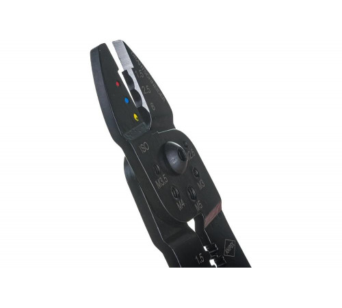Пресс-клещи для резки и зачистки кабеля KNIPEX 3 гнезда KN-9722240SB Пресс-клещи для резки и зачистки кабеля KNIPEX 3 гнезда KN-9722240SB