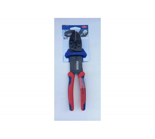 Пресс-клещи для резки и зачистки кабеля KNIPEX 3 гнезда KN-9722240SB Пресс-клещи для резки и зачистки кабеля KNIPEX 3 гнезда KN-9722240SB