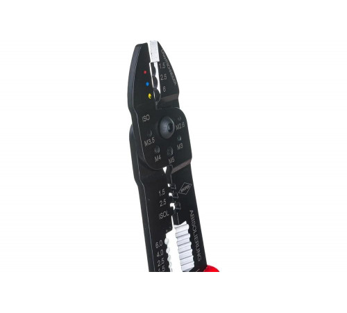 Пресс-клещи для резки и зачистки кабеля KNIPEX 3 гнезда KN-9722240SB Пресс-клещи для резки и зачистки кабеля KNIPEX 3 гнезда KN-9722240SB