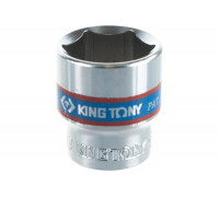 Торцевая стандартная шестигранная головка 3/8", 19мм KING TONY 333519M