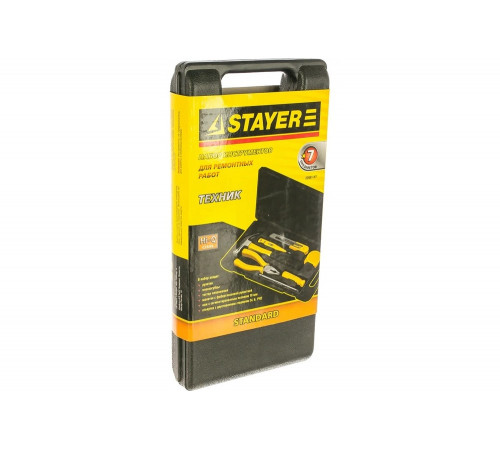 STAYER 7 шт., набор инструментов для ремонтных работ 22051-H7 Standard STAYER 7 шт., набор инструментов для ремонтных работ 22051-H7 Standard