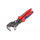 Переставные клещи-ключ Knipex 180 мм, 40 мм (1 1/2"), серые, 2К ручки, KN-8602180SB
