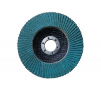 Круг лепестковый торцевой (150 мм; Р80; цирконий; синий) АТАКА 1109200