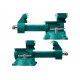 Слесарные тиски KRAFTOOL Reversible 200 мм, расход 368 мм 32705-200