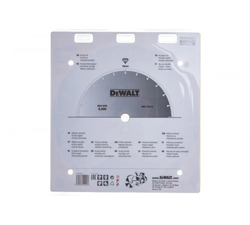 Круг алмазный сегментированный универсальный (350х25.4/20 мм) DEWALT DT40213