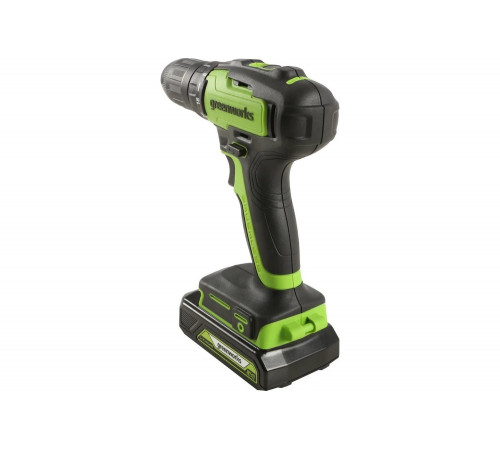 Аккумуляторная дрель-шуруповерт GreenWorks GD24DD35K2 3704007UA