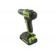 Аккумуляторная дрель-шуруповерт GreenWorks GD24DD35K2 3704007UA