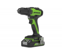 Аккумуляторная дрель-шуруповерт GreenWorks GD24DD35K2 3704007UA