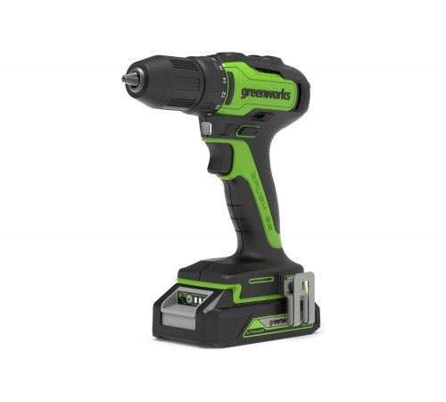 Аккумуляторная дрель-шуруповерт GreenWorks GD24DD35K2 3704007UA