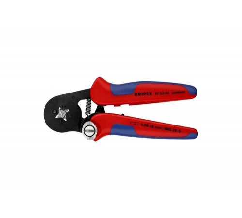 Пресс-клещи для контактных гильз Knipex обжим: квадрат, для левшей, 0.08-10+16 мм², 2x6 мм² KN-975304А Пресс-клещи для контактных гильз Knipex обжим: квадрат, для левшей, 0.08-10+16 мм², 2x6 мм² KN-975304А