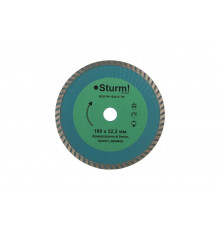 Диск алмазный Turbo wave по железобетону (180х22.2/20 мм) Sturm 9020-04-180x22-TW