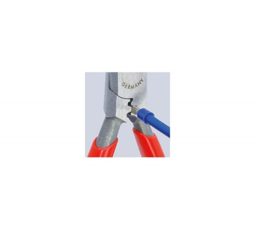 Плоскогубцы электрика для монтажа проводов Knipex L-160 мм, хром, страховочное крепление, блистер KN-1305160TBK Плоскогубцы электрика для монтажа проводов Knipex L-160 мм, хром, страховочное крепление, блистер KN-1305160TBK