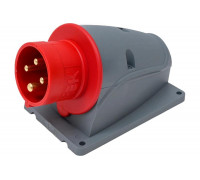 Стационарнаяв вилка IEK ССИ-514 16А-6ч/380-415В 3Р+РЕ IP44 MAGNUM PSN52-016-4