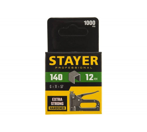 STAYER скобы тип 140, 12 мм, скобы особотвердые 31610-12 PROFESSIONAL STAYER скобы тип 140, 12 мм, скобы особотвердые 31610-12 PROFESSIONAL